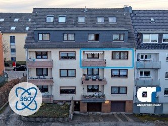 Hauptbild Flotte 3,5 Zimmer-Wohnung auf 73m² mit Balkon und Garage in ruhiger Seitenstraße von Altenessen